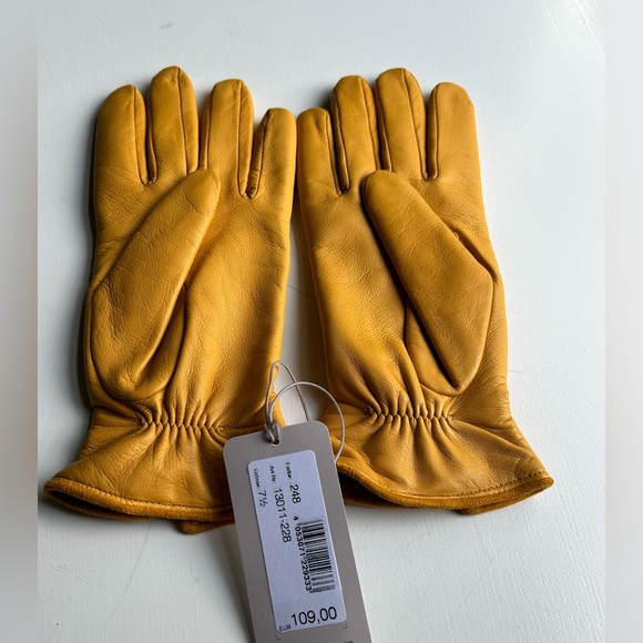 NEW WITH TAG! ROECKL Munich  Leather gloves. Size 7.5 - Picture 2 of 7